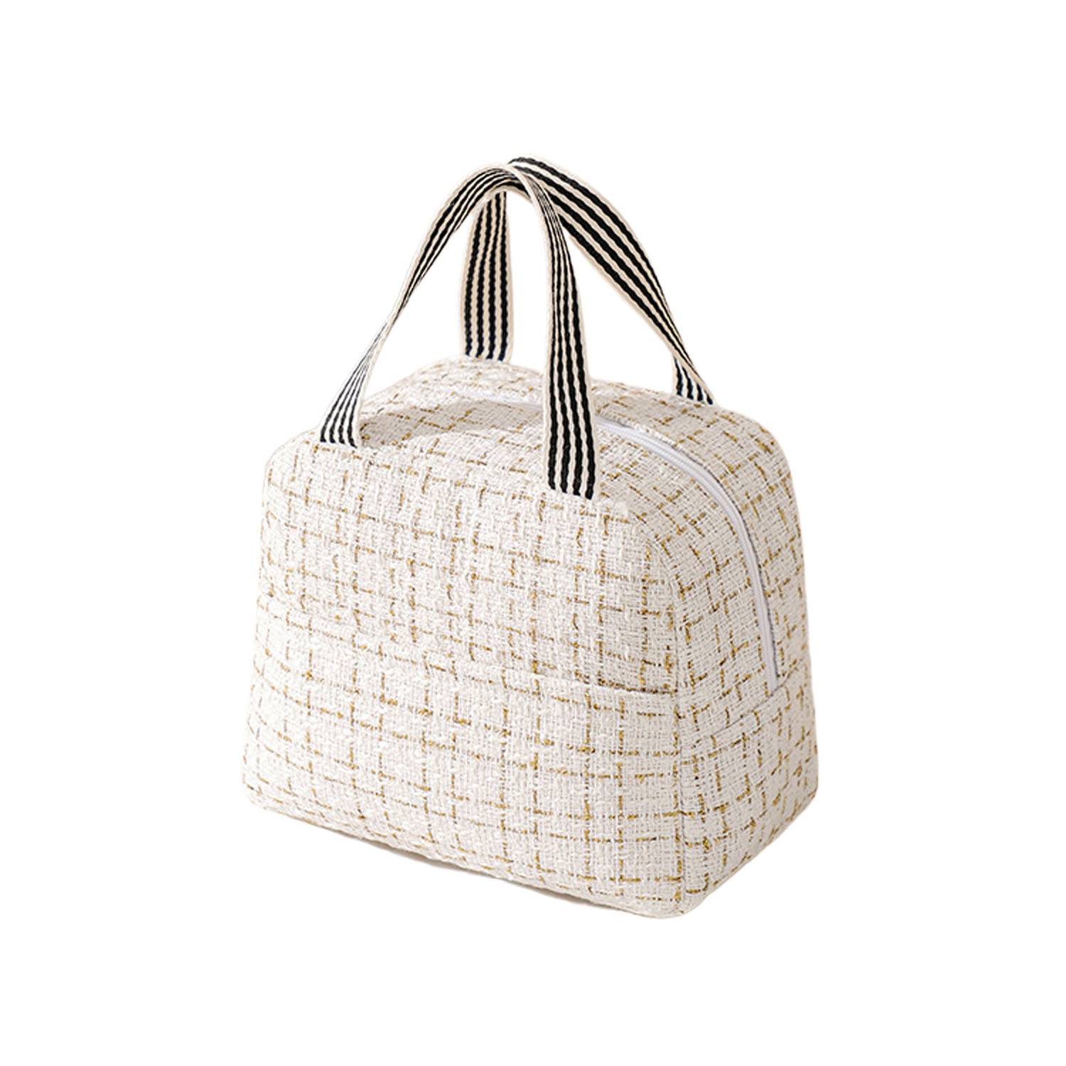 Large Capacity Polyester Aluminum Lining Insulated Lunch Bag 4