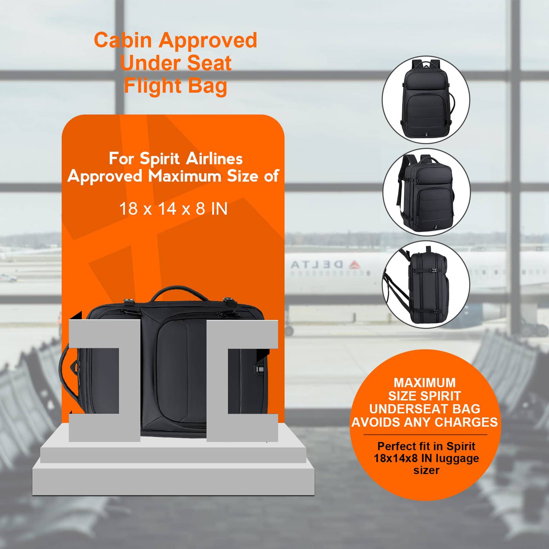 17 inch Laptop Business Travel Backpack 4