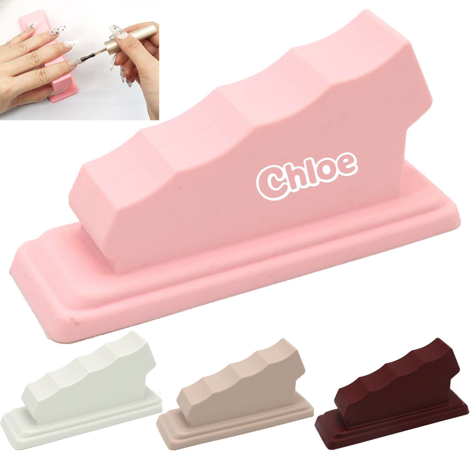 Manicure Finger Stand Silicone Holder for Nail Practice 4