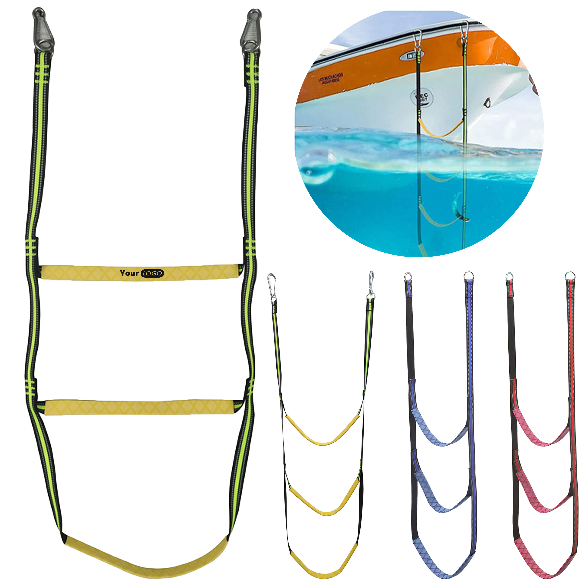 Nylon Folding Yacht Ladder 5