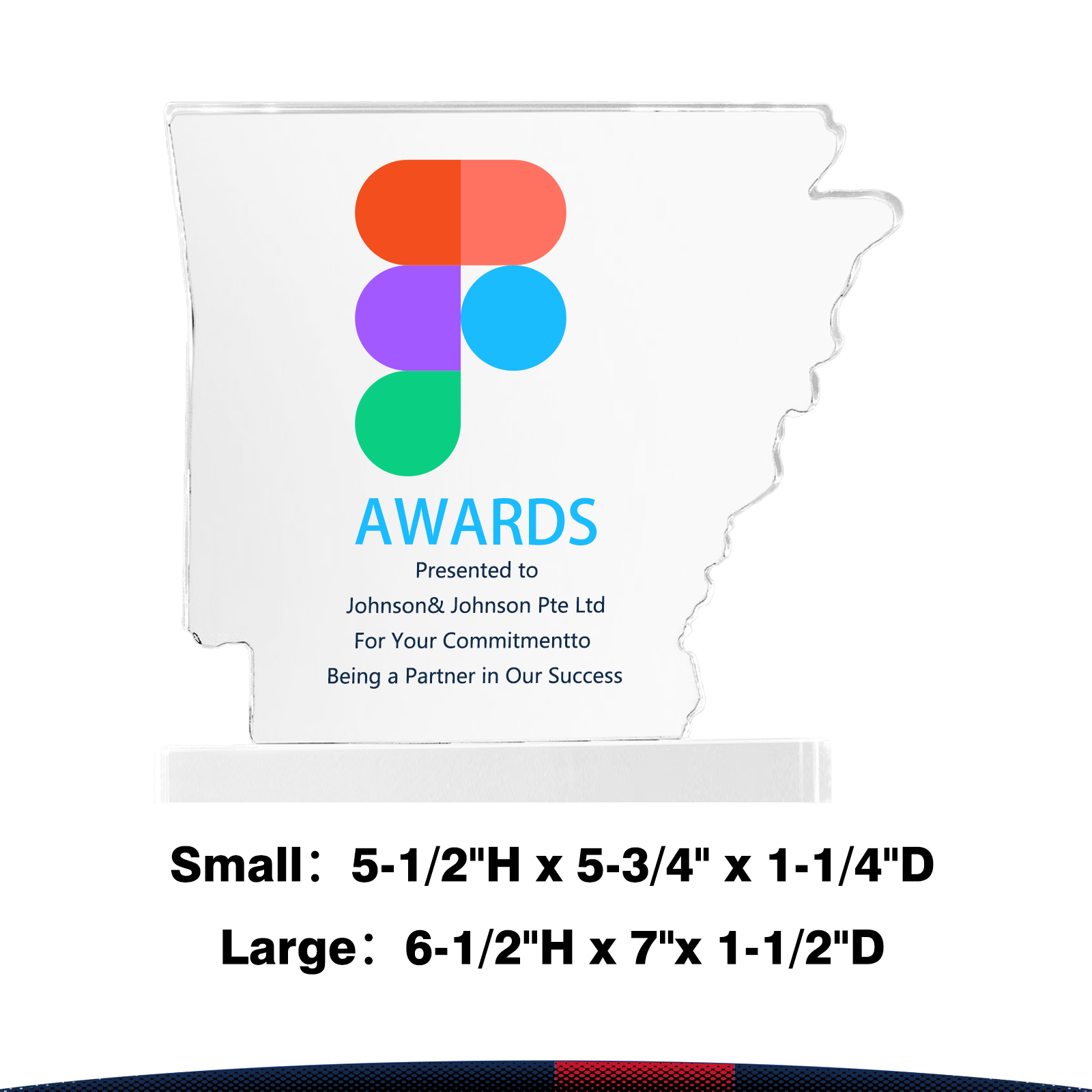 Welden Arkansas Crystal Award 2