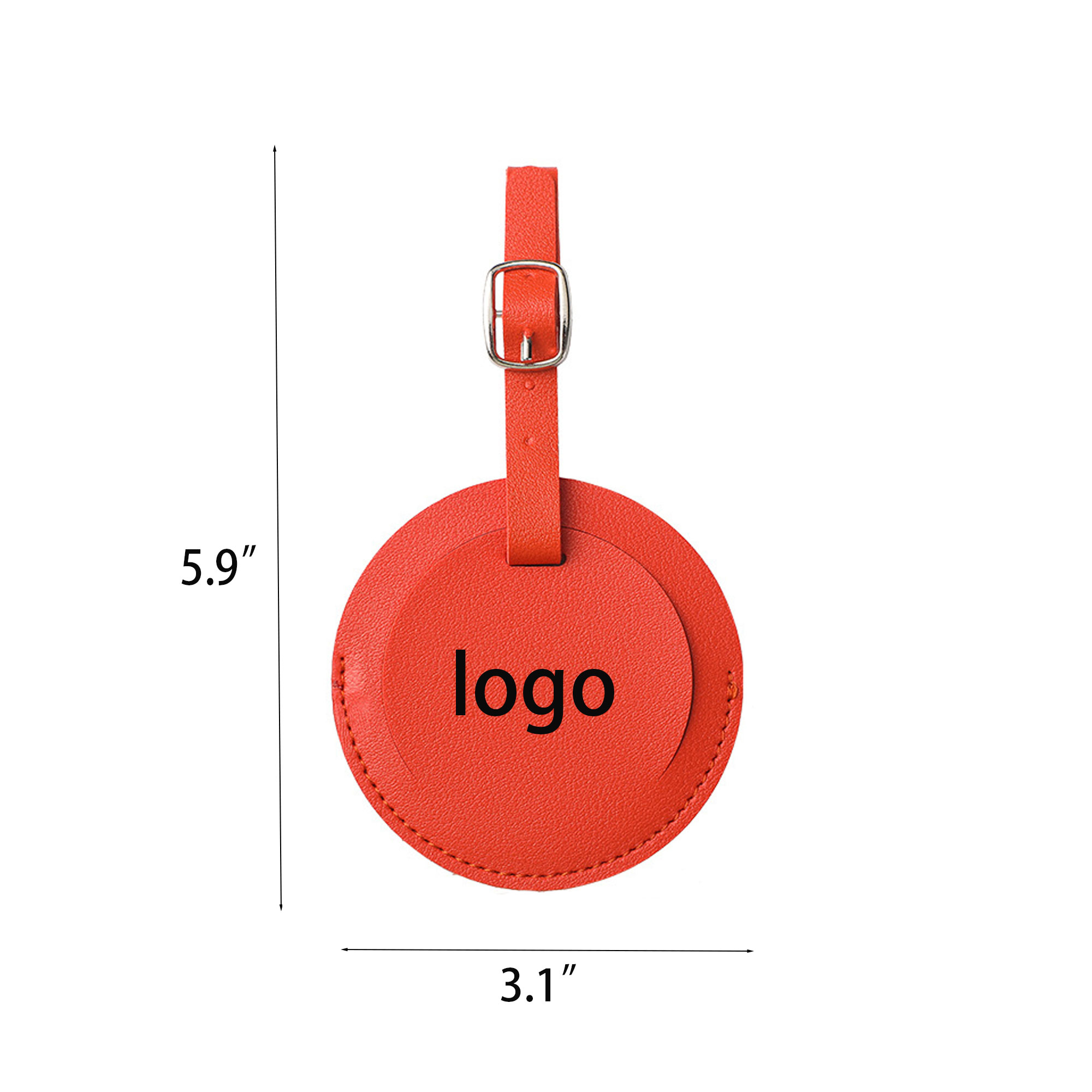 Round Luggage Tag 3