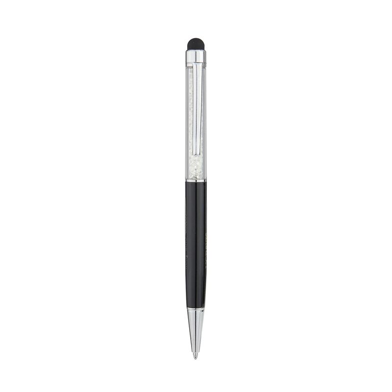 Princess Ballpoint Twist Stylus Pen (Black)