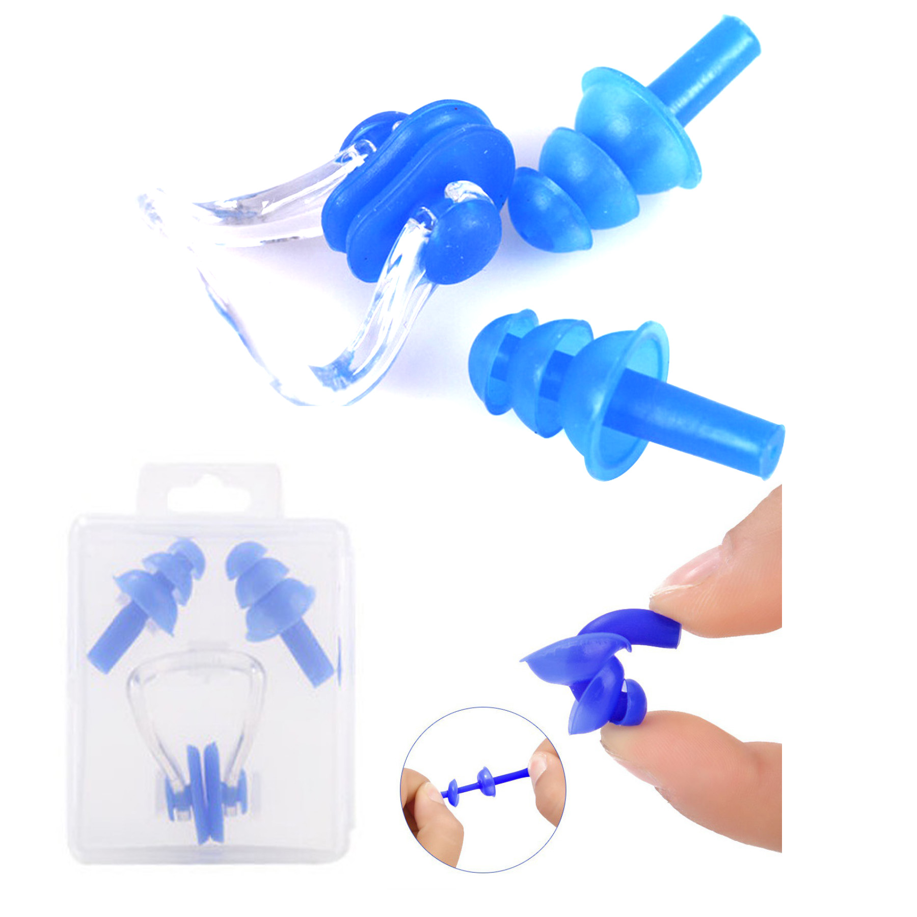 Swimming Nose Clip Earplug 2