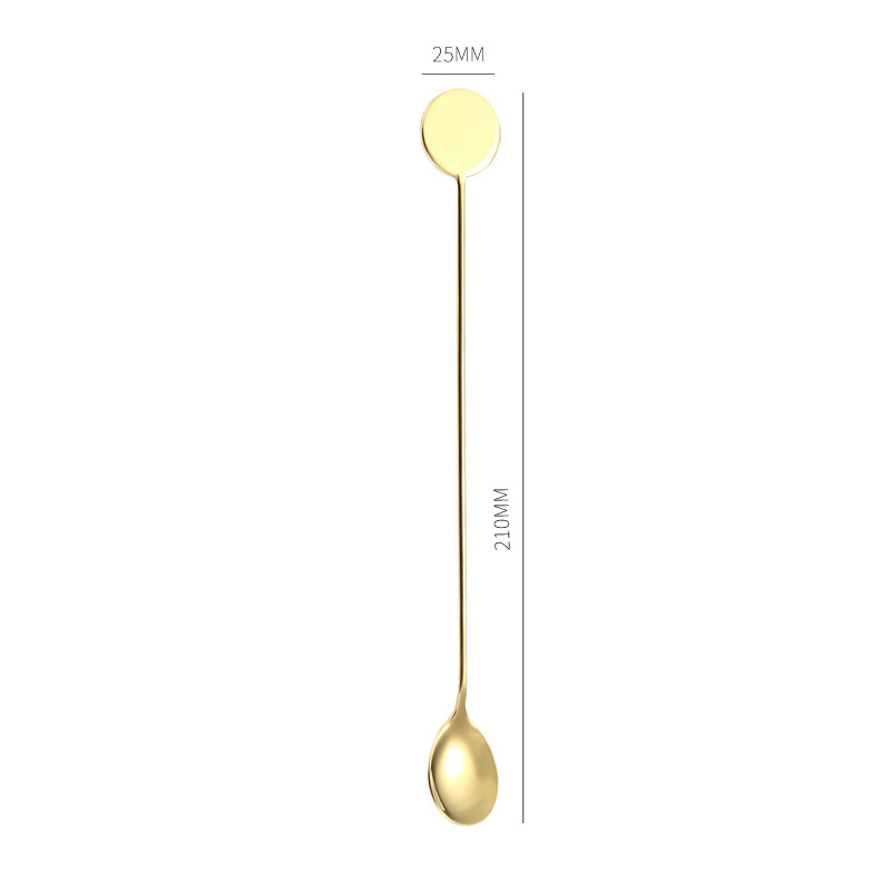 Stainless Steel Cocktail Swizzle Stick Beverage Coffee Stirrers 4