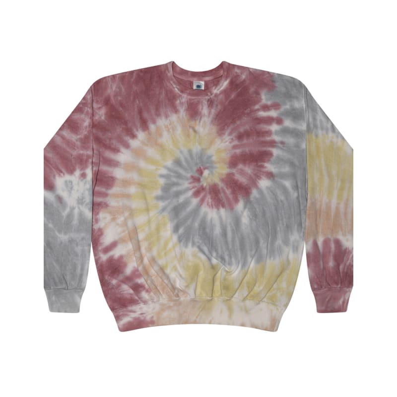 Tie-Dye Adult Crew Neck Sweatshirt 14