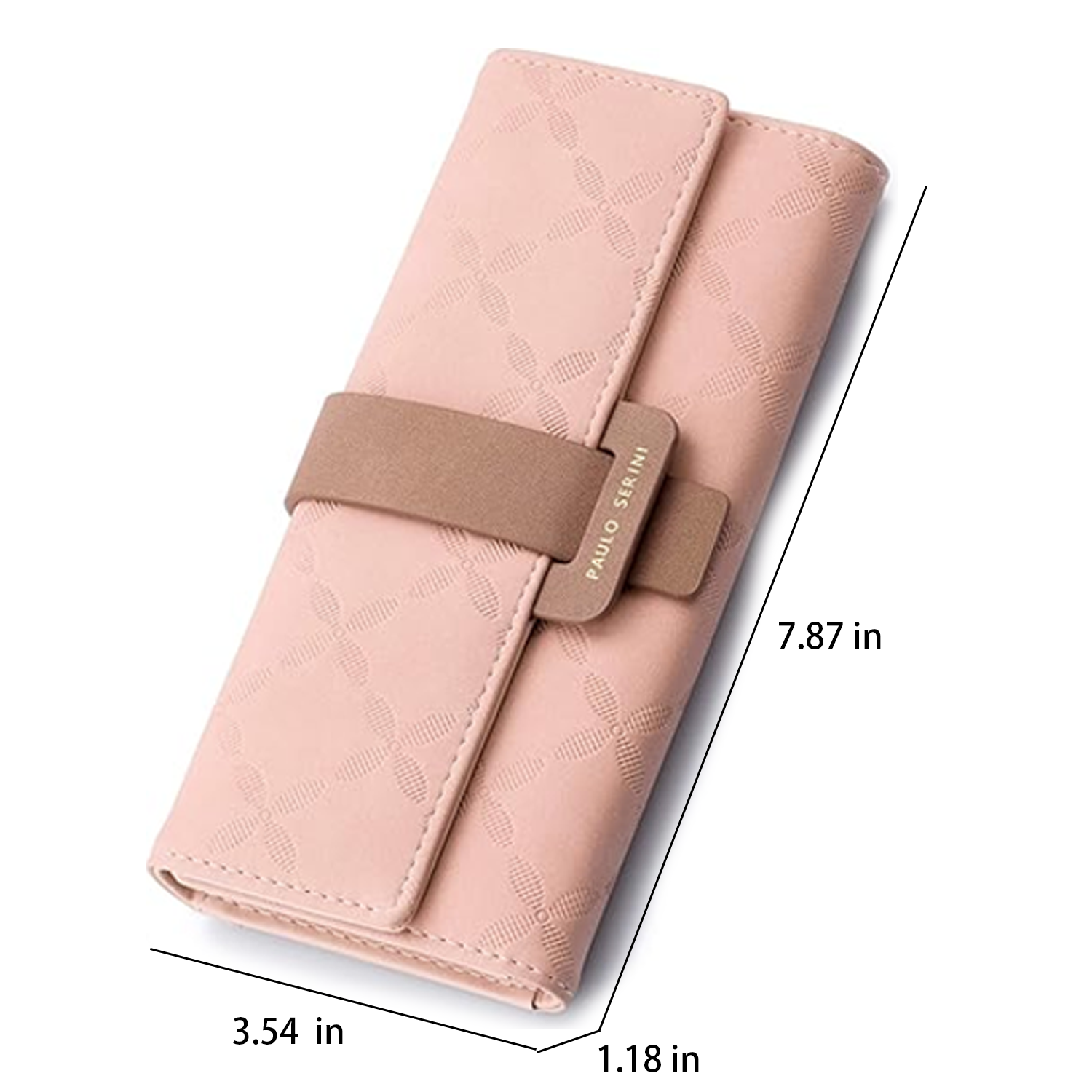 Simple and large capacity embossed women's handbag 3