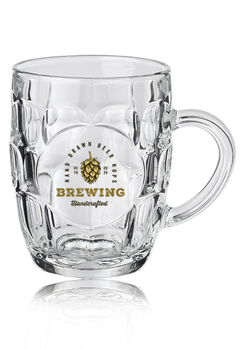 20 oz. ARC Britannia Glass Beer Mugs 9