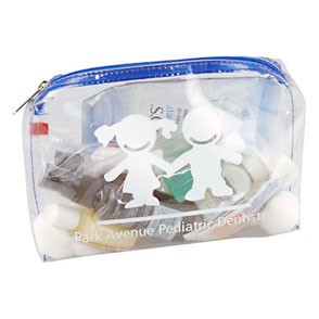Clear 19 Gauge Vinyl All Purpose Bag W/Gusset (8"x5"x2") 2