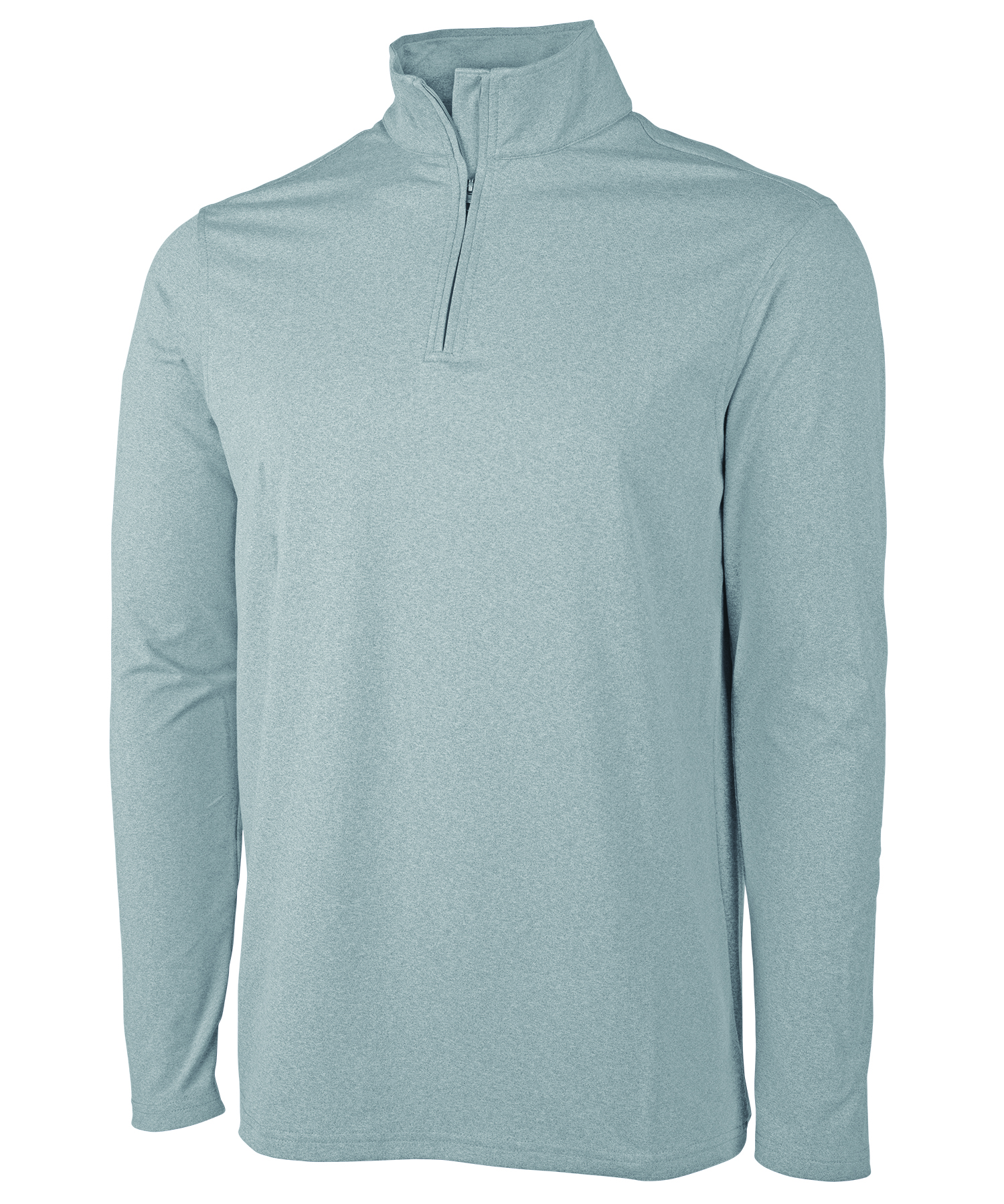 Men's Heathered Eco-Logic Stretch Quarter Zip, custom hoodie or sweatshirt with logo imprint 42