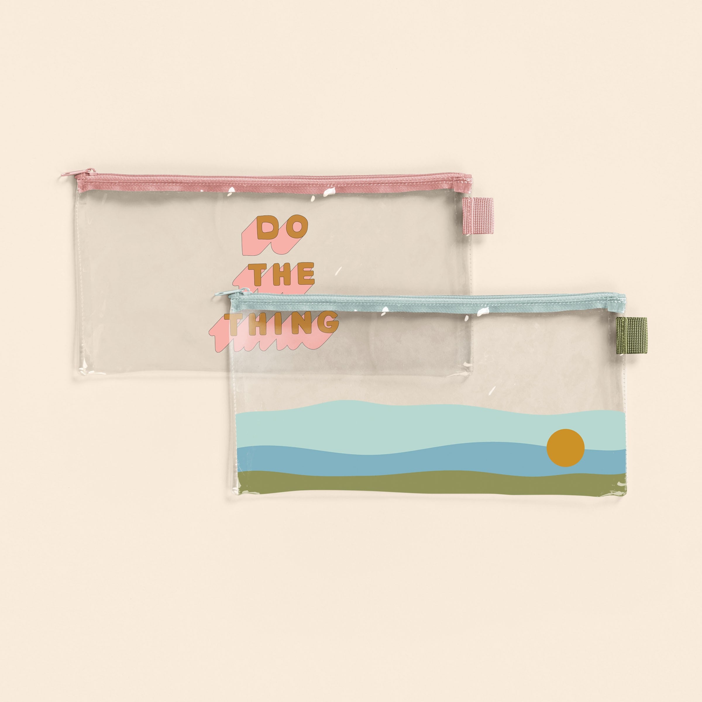 ALL THE THINGS POUCH - CLEAR VINYL