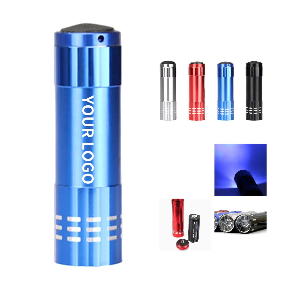 Small 9 LED Mini Torch with Durable ABS Build 2