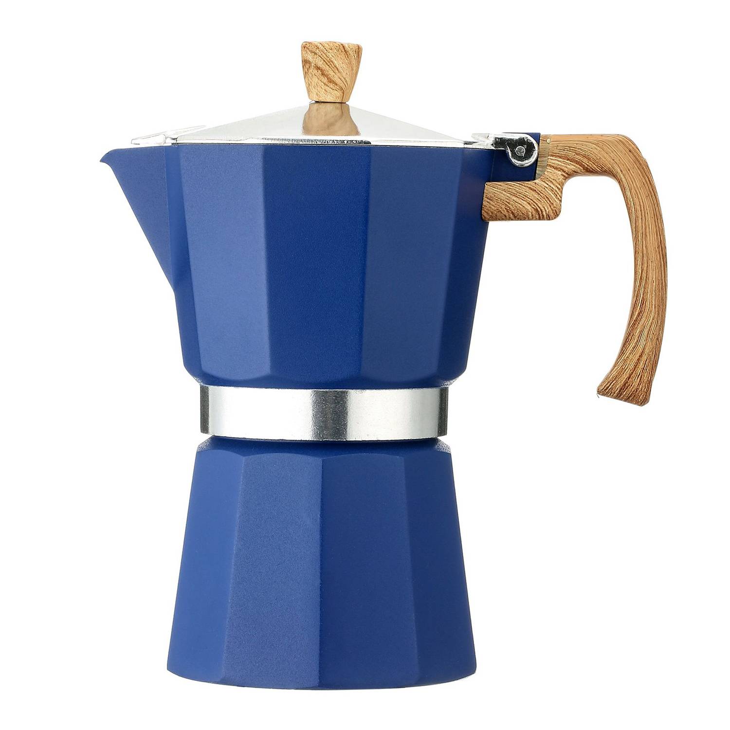 10oz Octagonal Aluminum Coffee Pot 4