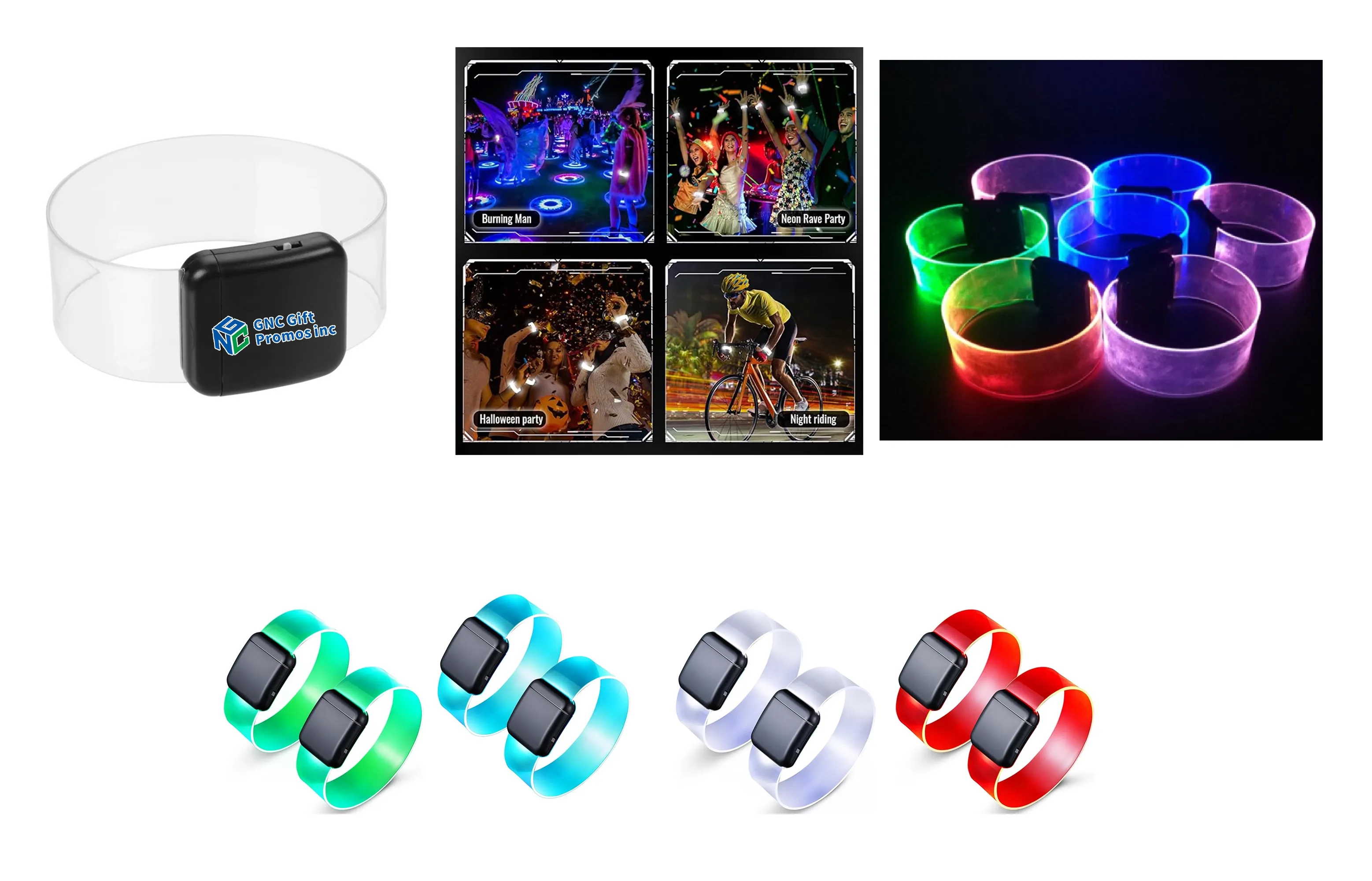 Pvc Luminous Bracelet Concert Cheering Props 3