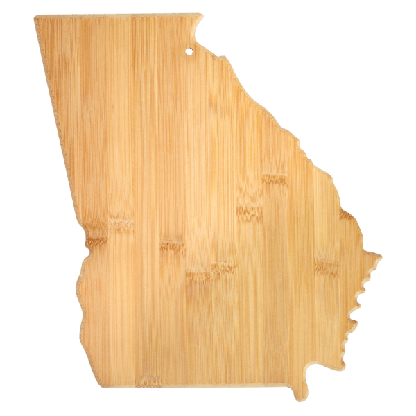 U.S. State Shaped Bamboo Cutting and Serving Boards 396