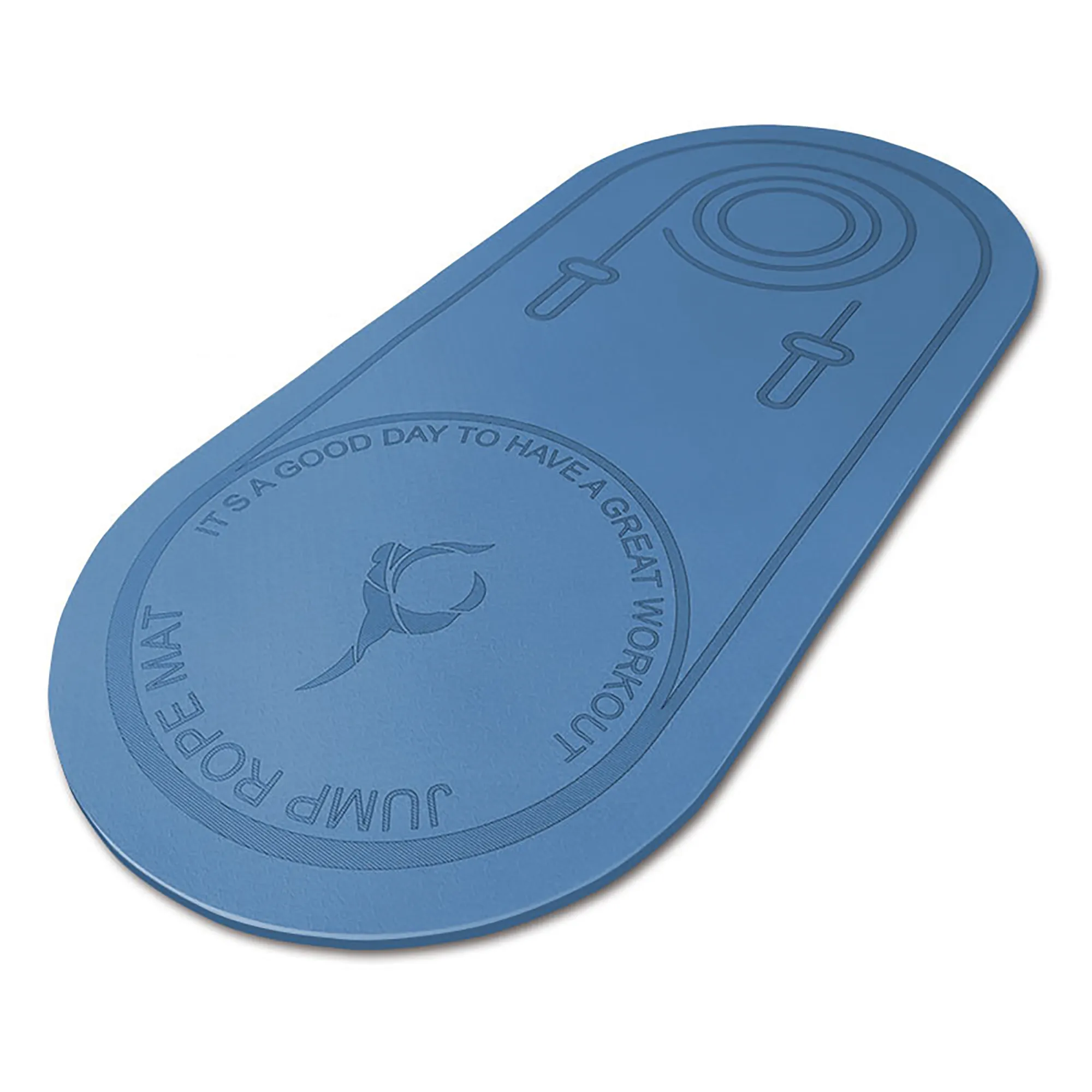 8MM TPE Soundproof Cushioning Pad Jump Rope Skipping Mat Yog 4