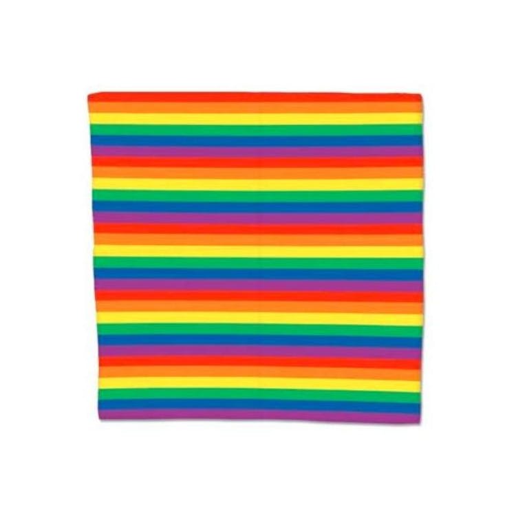 Rainbow Bandanas - 22" x 22" 2