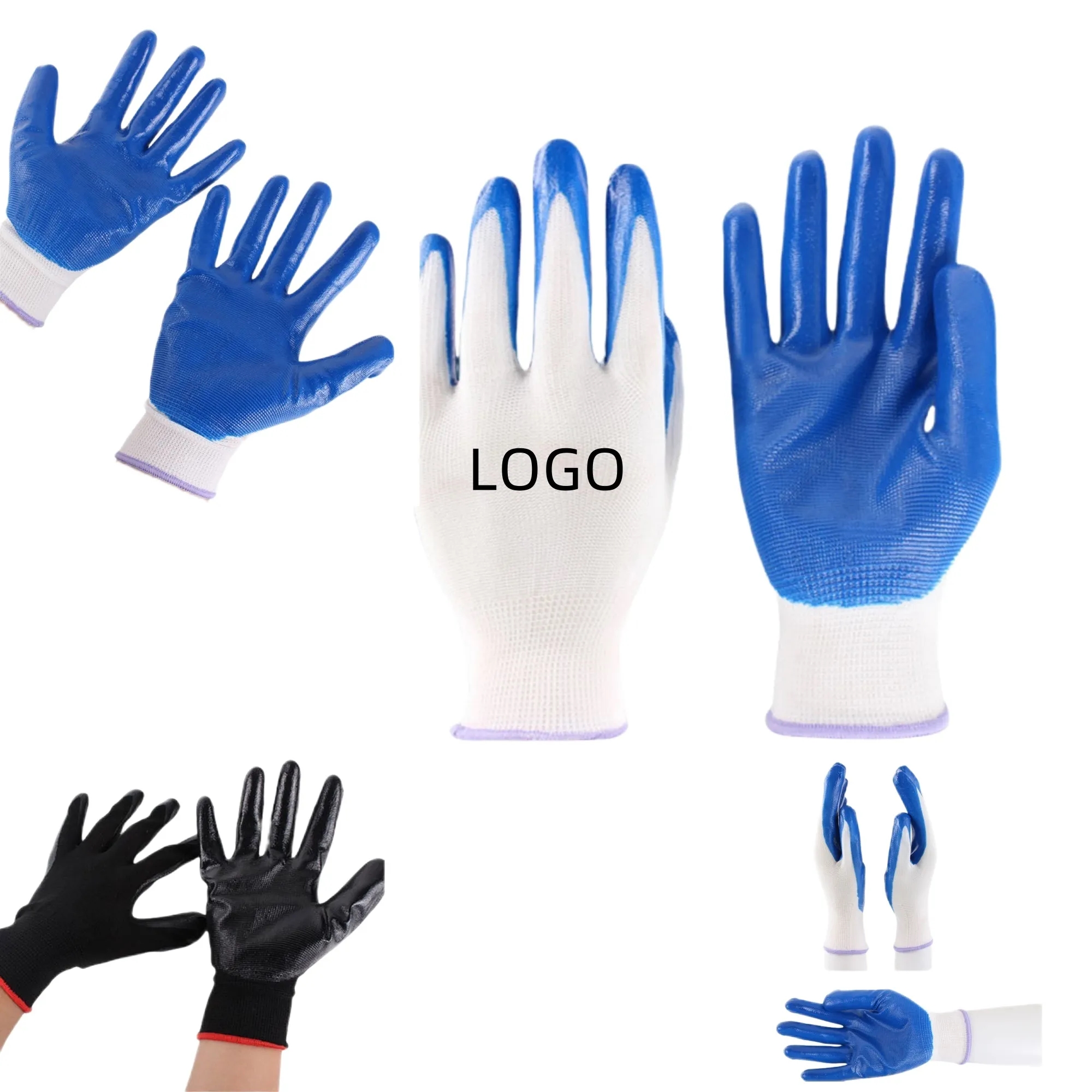 Heavy-Duty Safety Gloves - Nitrile Grip 3