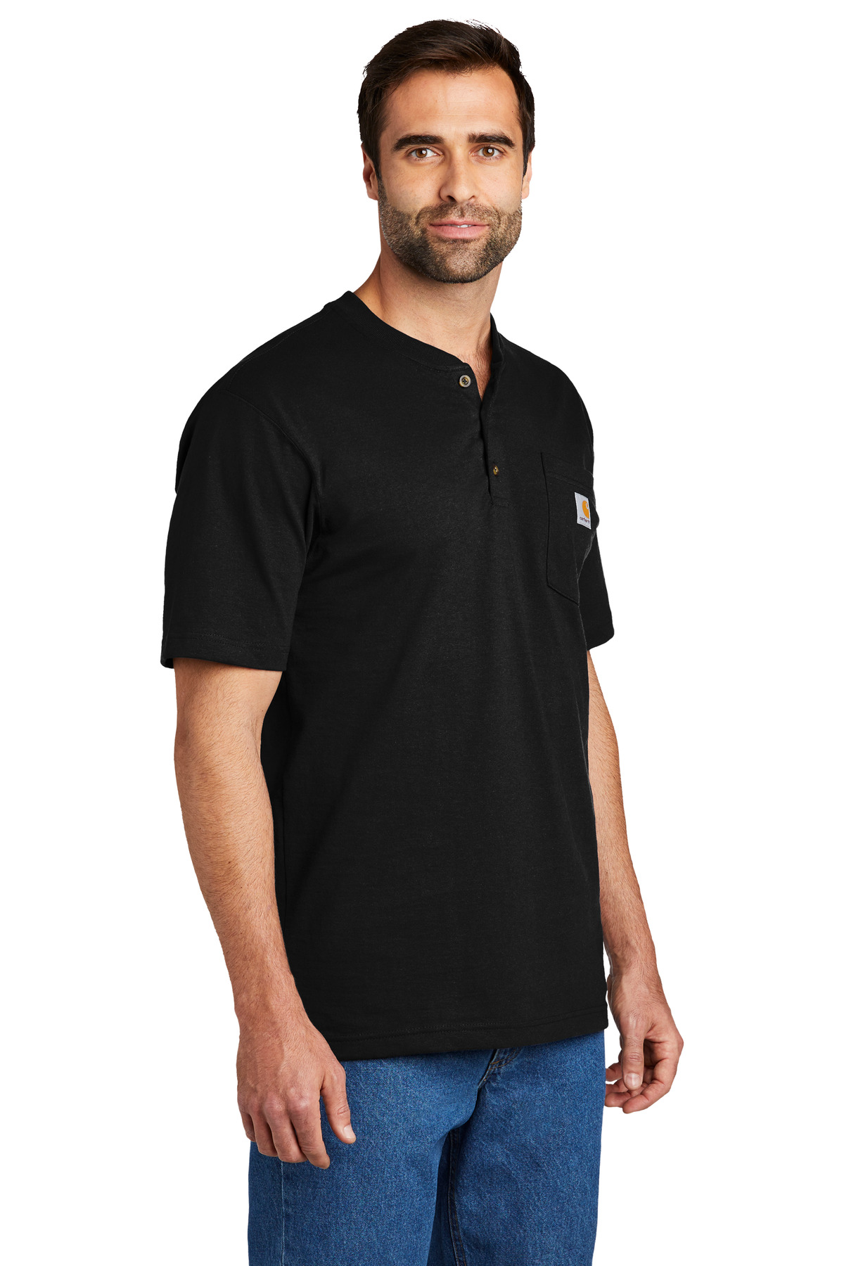 Carhartt Short Sleeve Henley T-Shirt CTK84 6