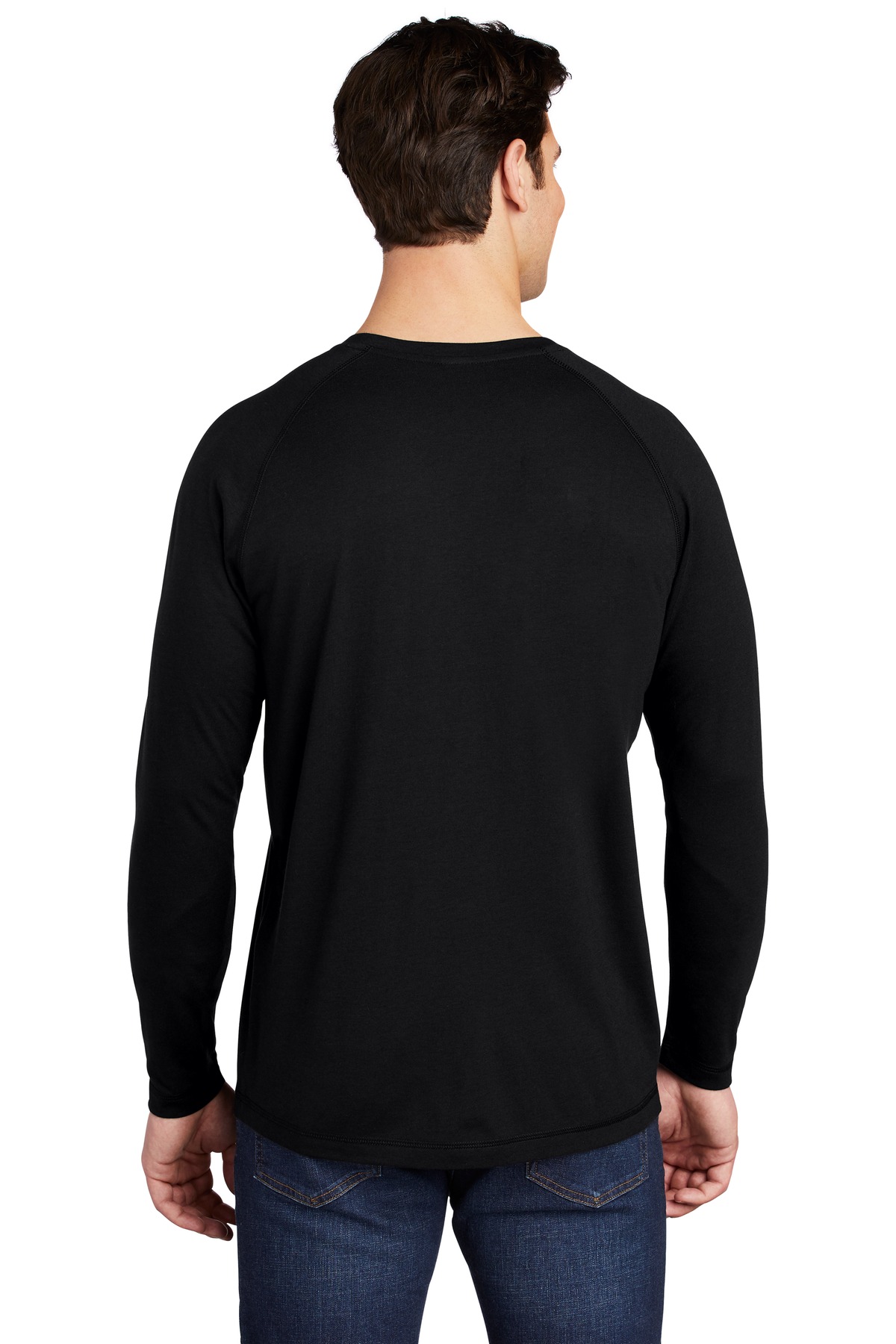 PosiCharge Long Sleeve Tri-Blend Wicking Raglan Tee