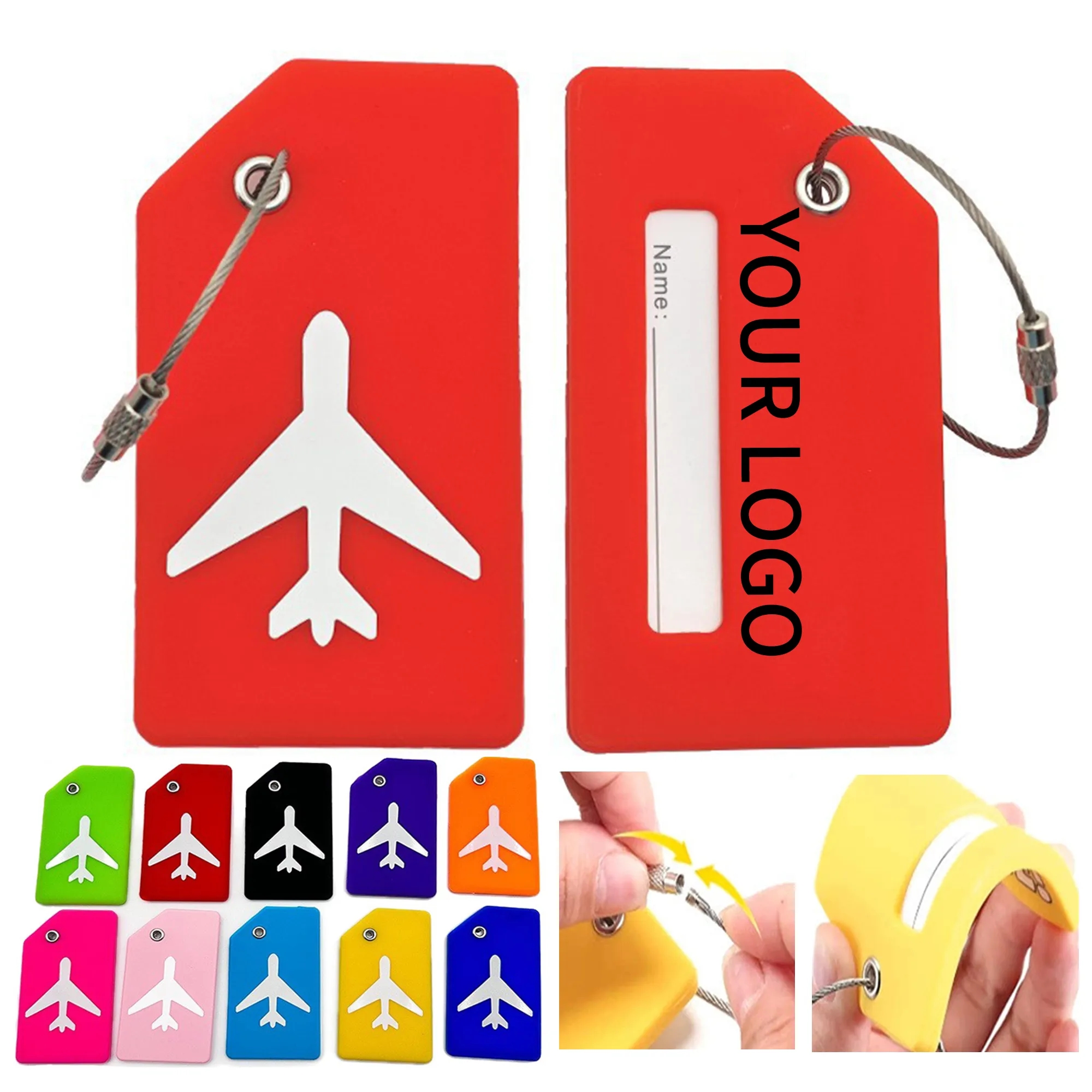 Silicone Luggage Tag 10