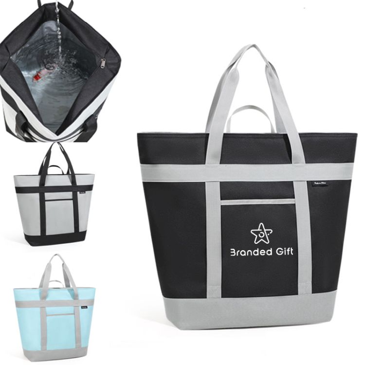 High-Capacity Foldable Tote Cooler Pizza Insulation Bag 1