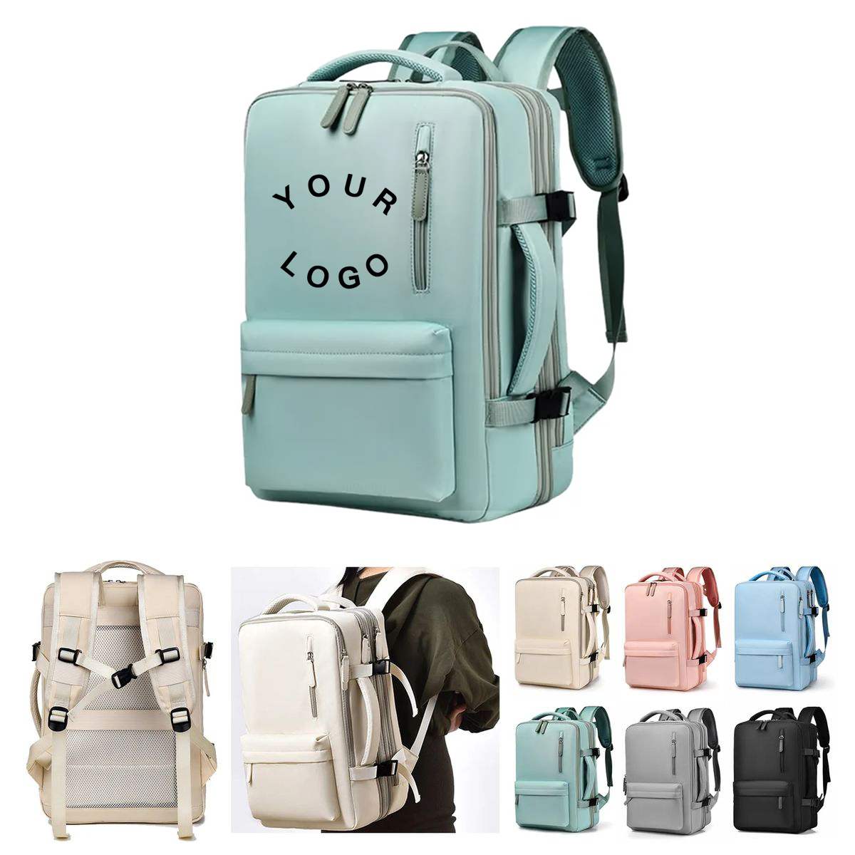 17 Inch Expandable Backpack for School or Weekend Trips 3