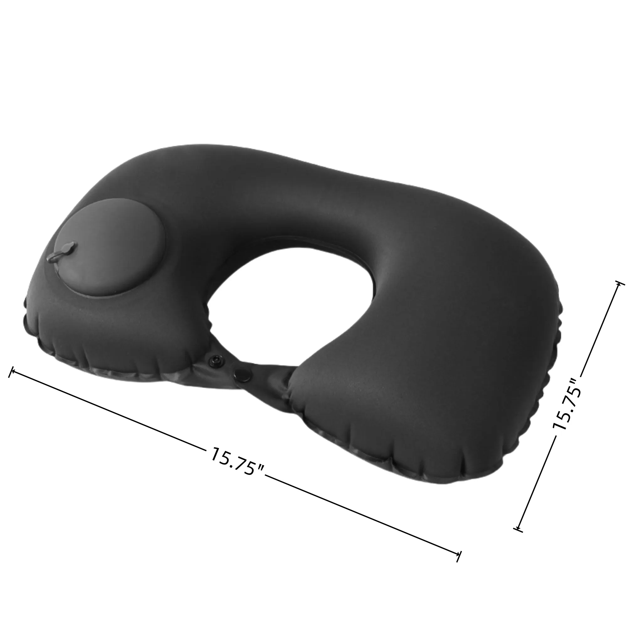 Inflatable U-shaped Travel Neck Pillow 1