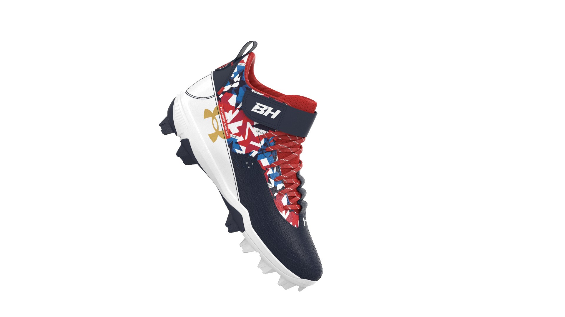 UA Harper 7 Mid USA RM Jr. Boys' Baseball Cleats 2