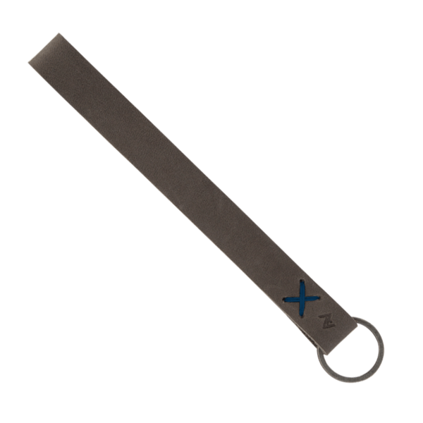 Hayward Leather Wrist Keychain with Metal Split-Ring 36