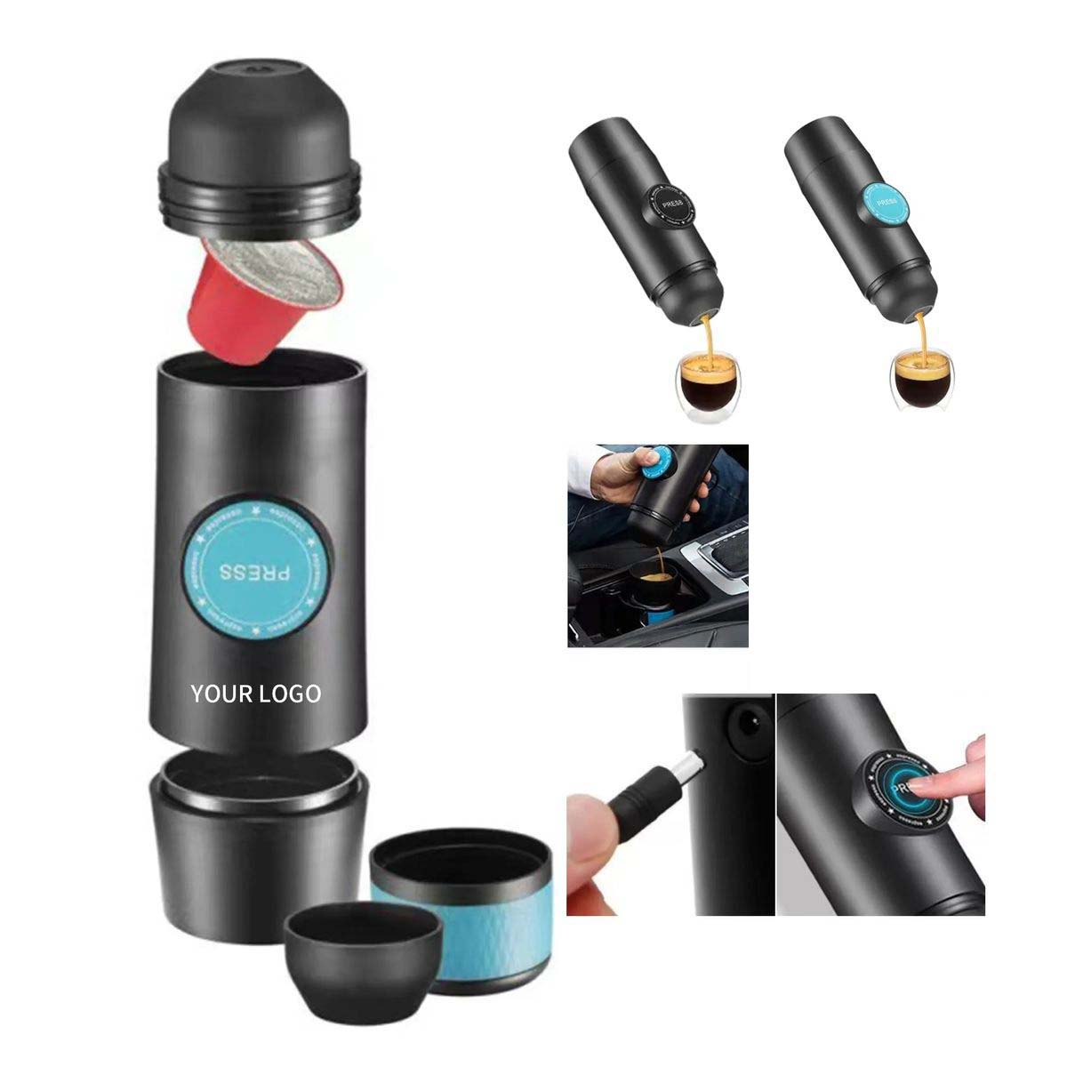 Rechargeable Espresso Maker with 18BAR Pump 3