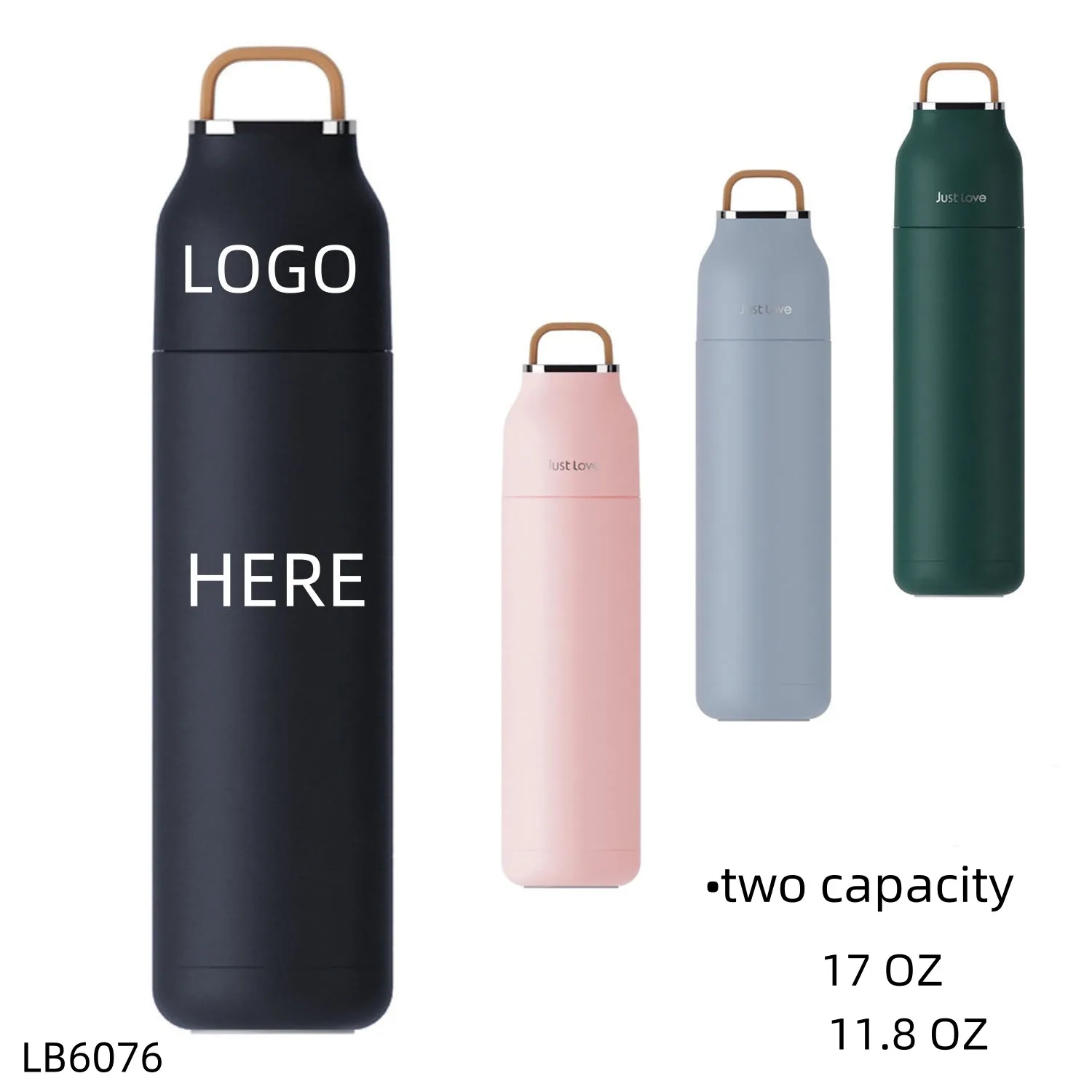 Wide Mouth Insulated Water Bottle Stainless Thermos 1