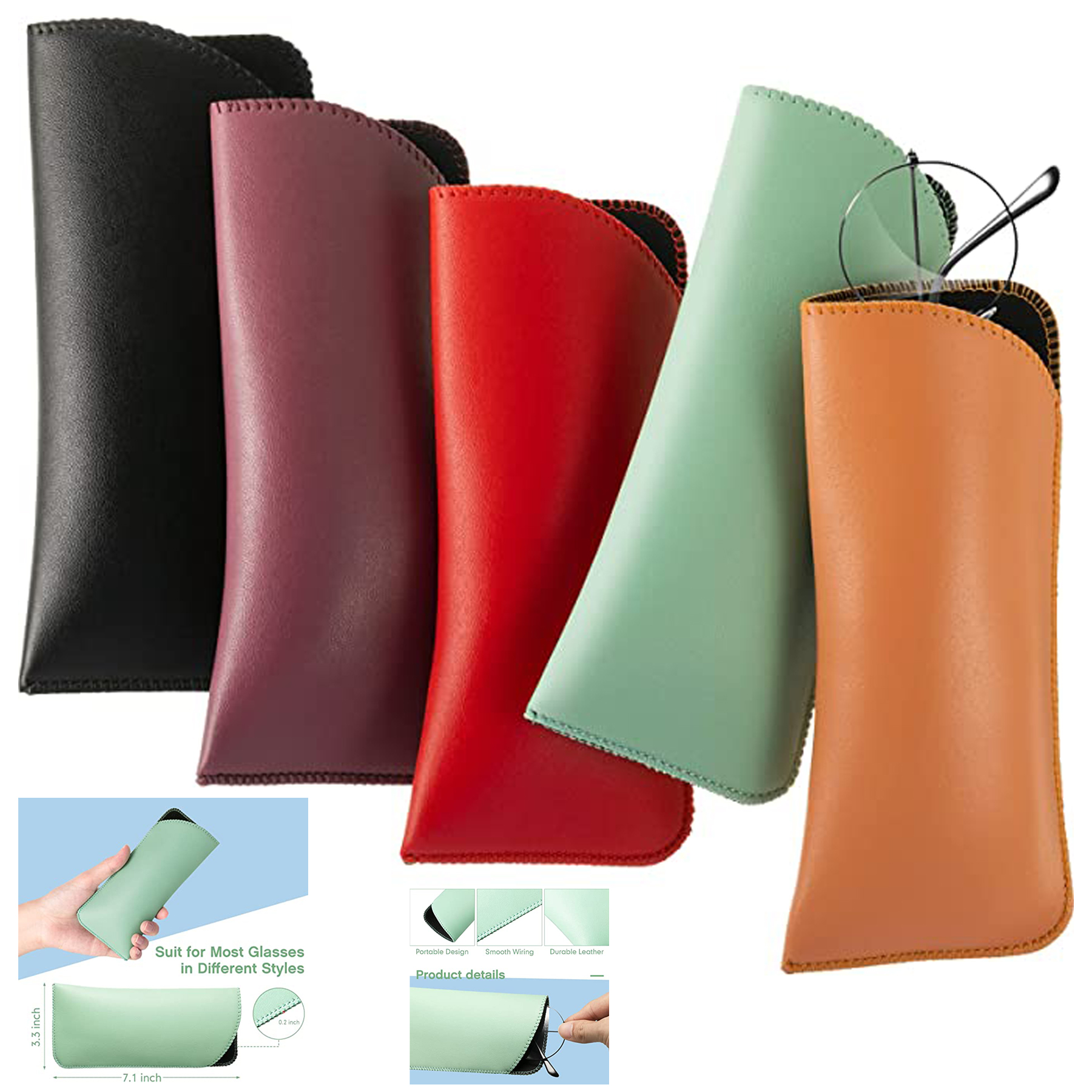 Leather Sunglasses Pouch 2