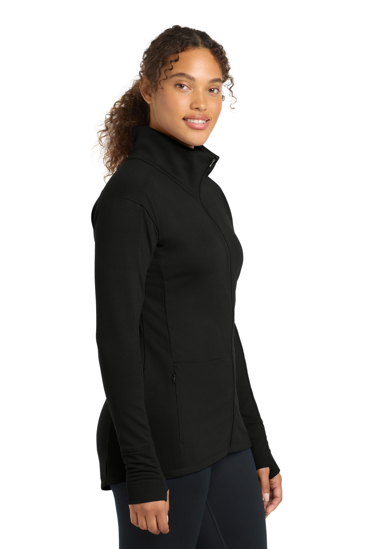 Sport-Tek Women's Sport-Wick Flex Fleece Full-Zip. LST560 19