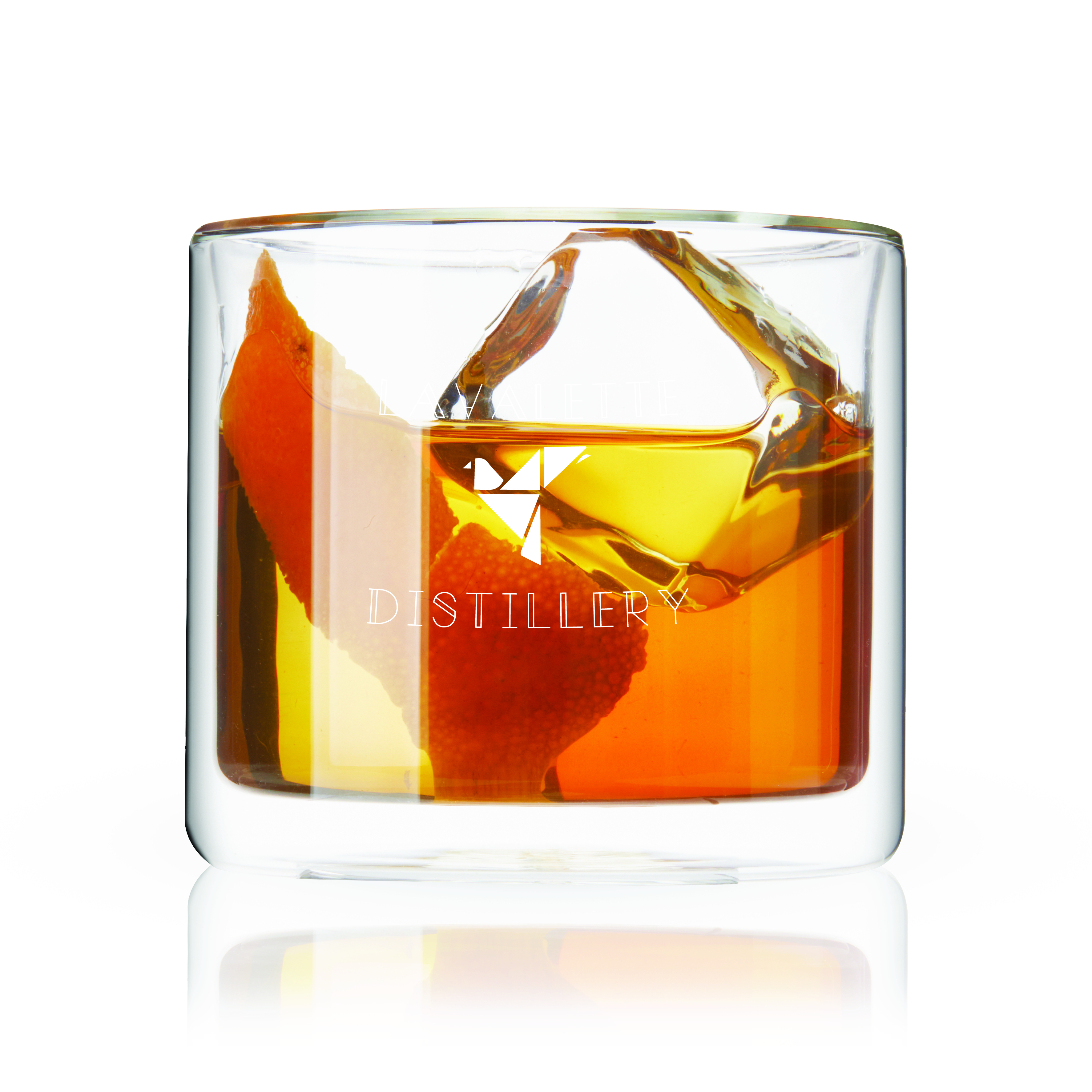 Viski® Double Walled Old Fashioned Glass
