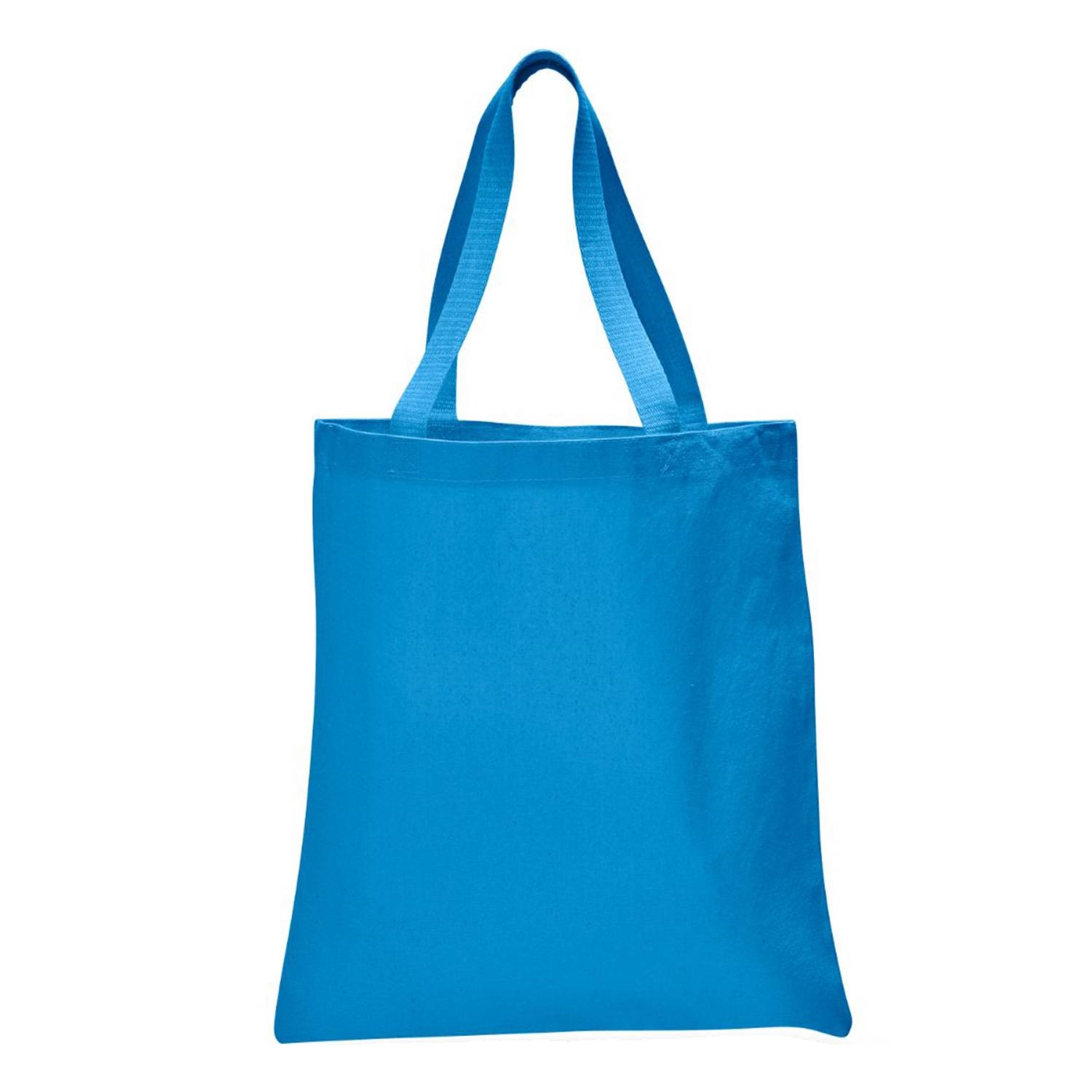 12 oz. Cotton Canvas Tote Bag with Web Handles 25