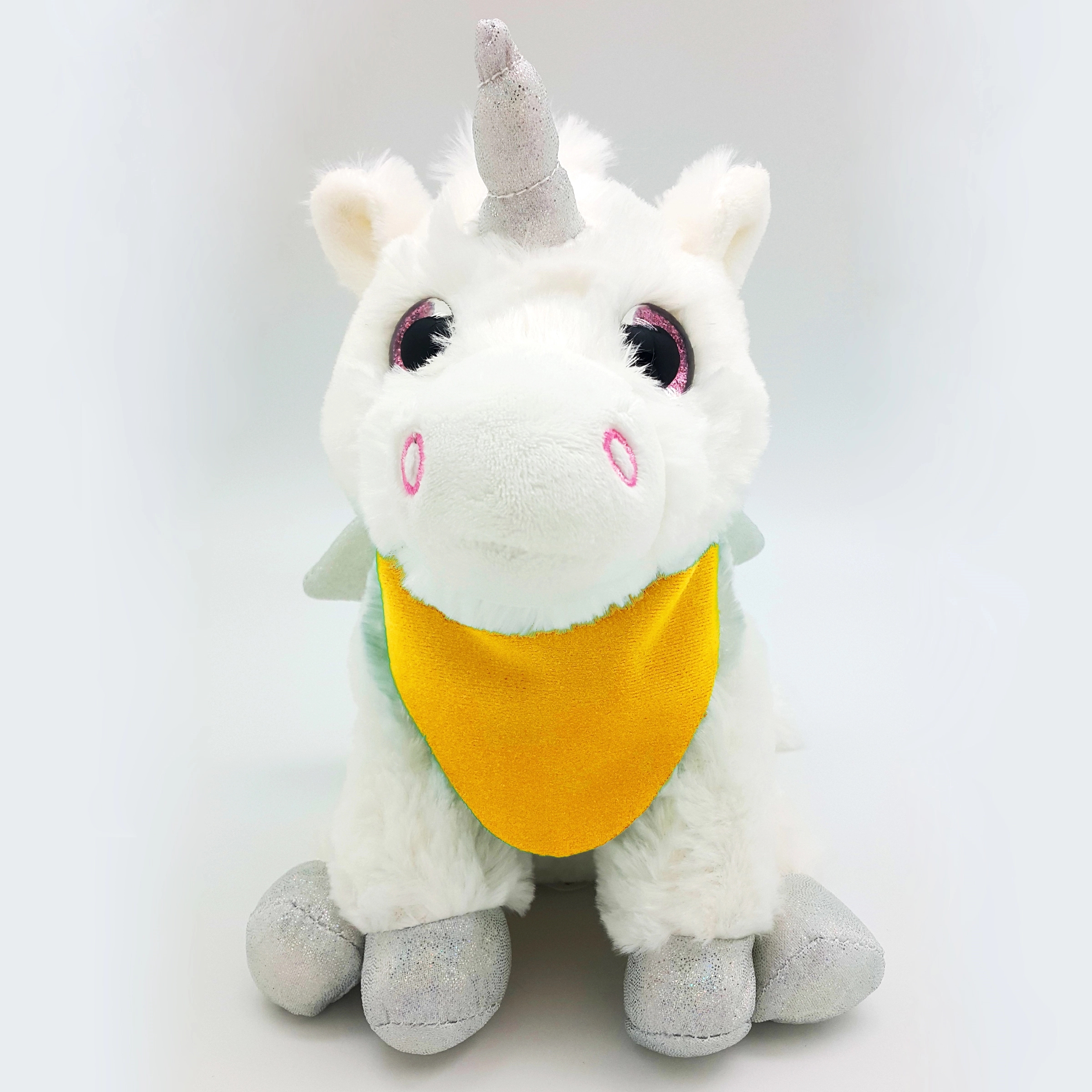 9" Bright Color White Unicorn 7