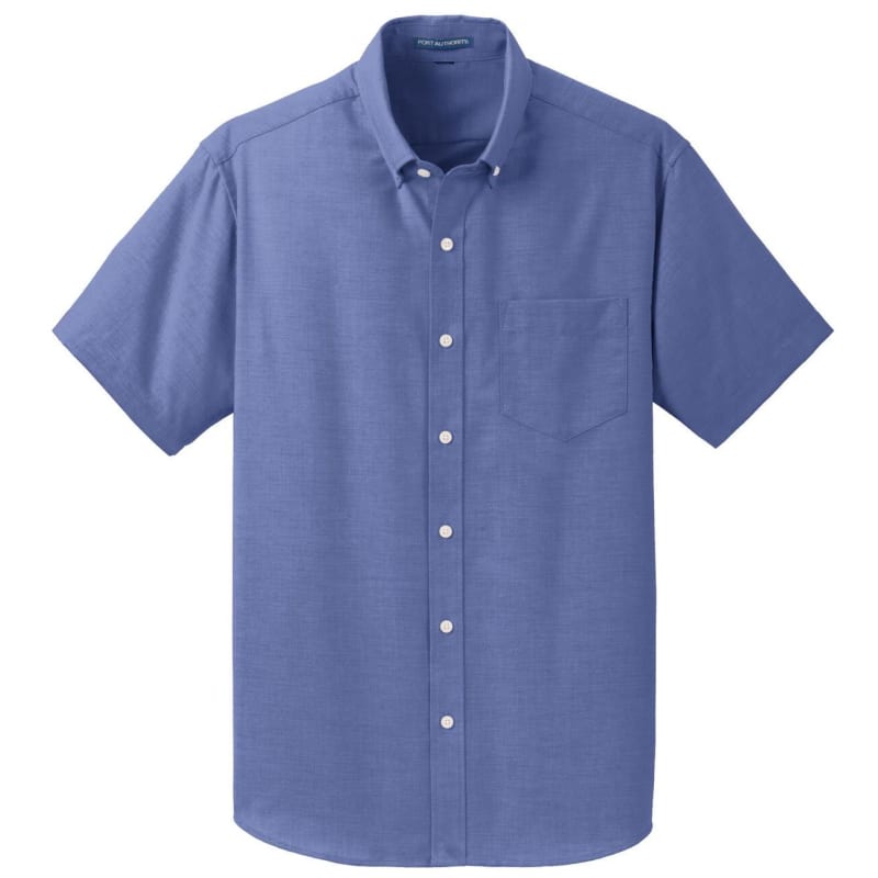 Port Authority Short Sleeve SuperPro Oxford Shirt. 18