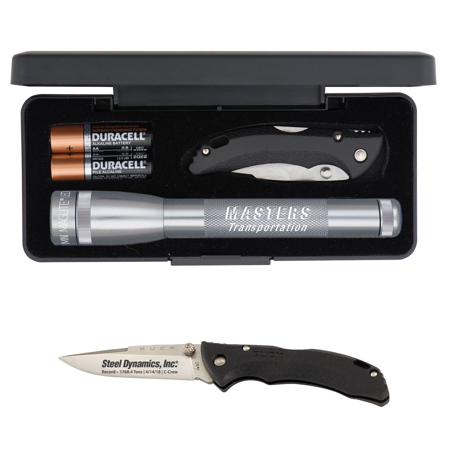 "AA" LED Mini Maglite® With Buck® “Bantam Bbw” Knife 2