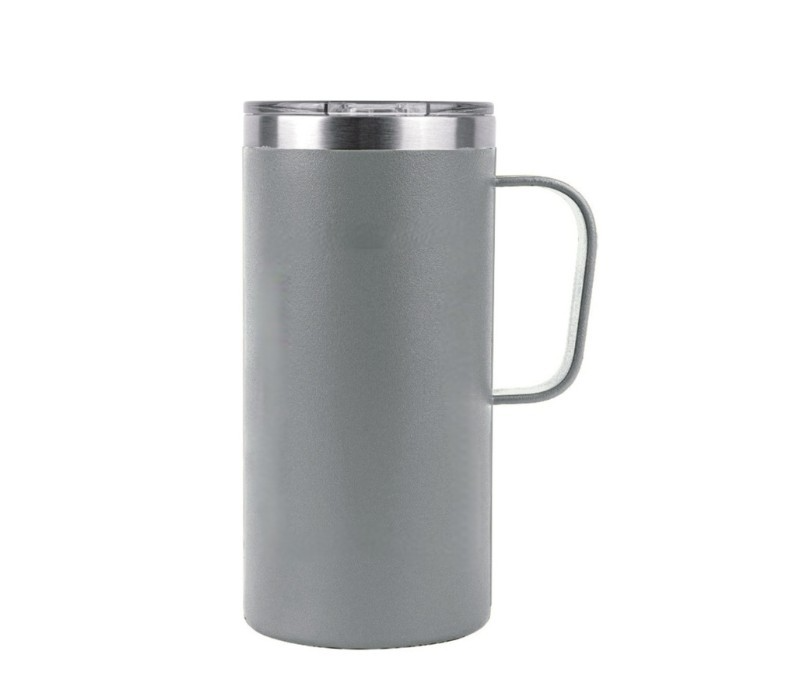Vacuum Stainless Steel Tumbler with Handle, 20 oz. 1