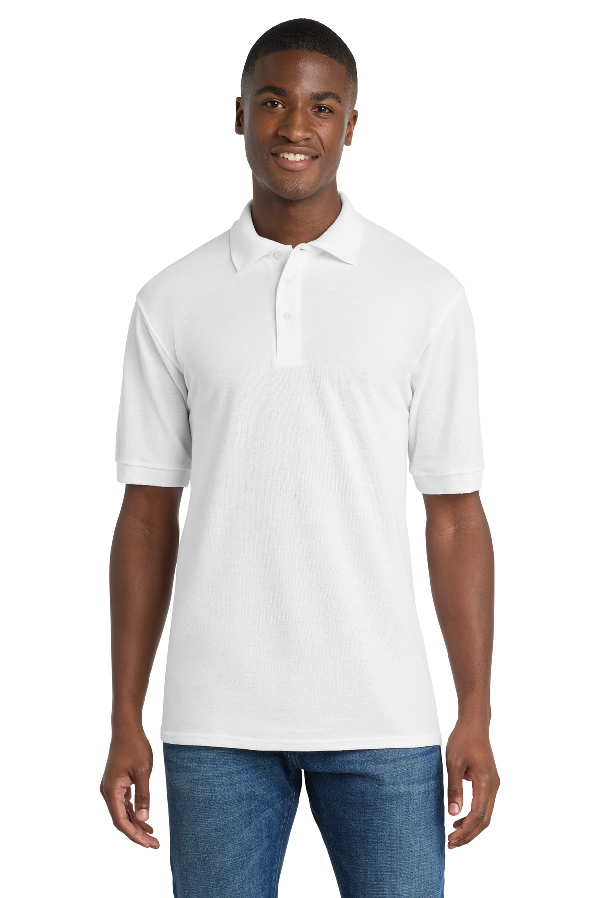 Port & Co Core Blend Pique Polo. KP155 44