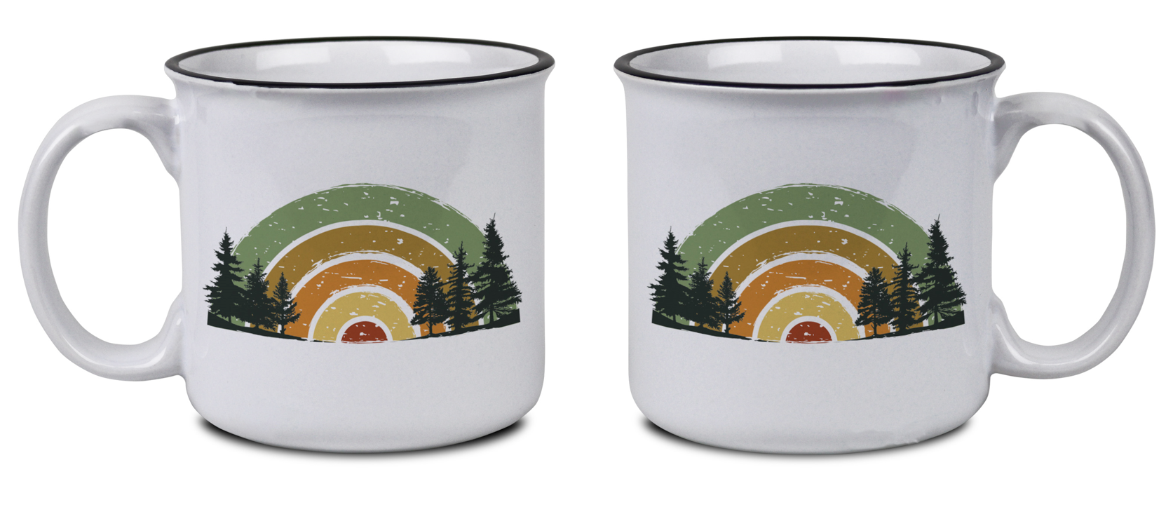 Campy White - 15 Oz. Ceramic Mug