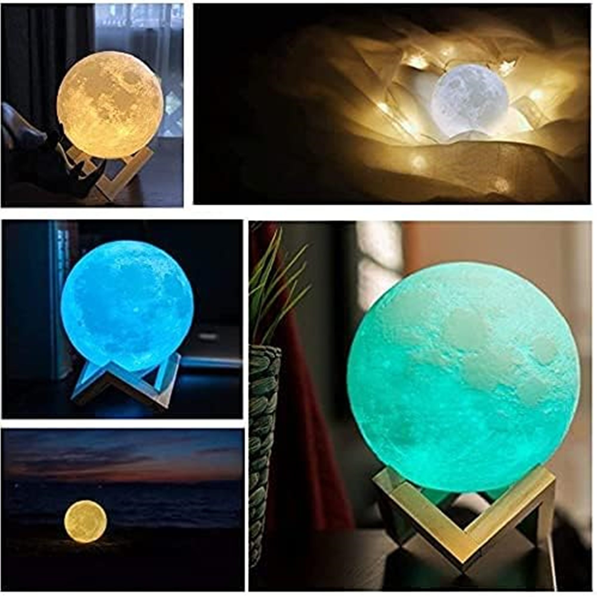 Remote Touch Control Moon Light For Bedroom 3