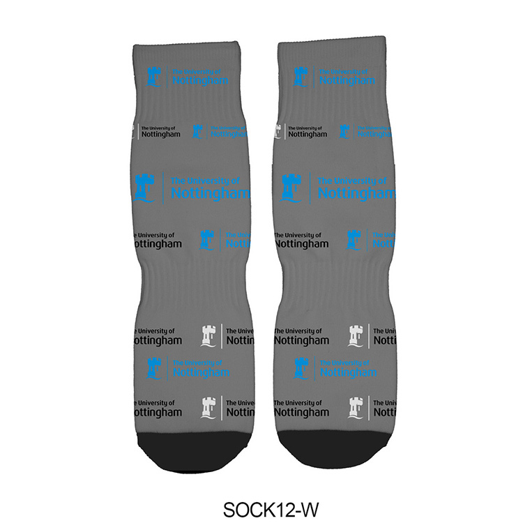 "SPORTY" Color Sublimation Low-Cut Ankle Crew Socks in Men's & Women's Size (SOCK12-M Men / SOCK12-W 16