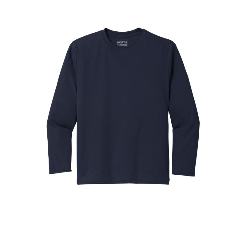 Port & Company Youth Long Sleeve Performance Tee 27