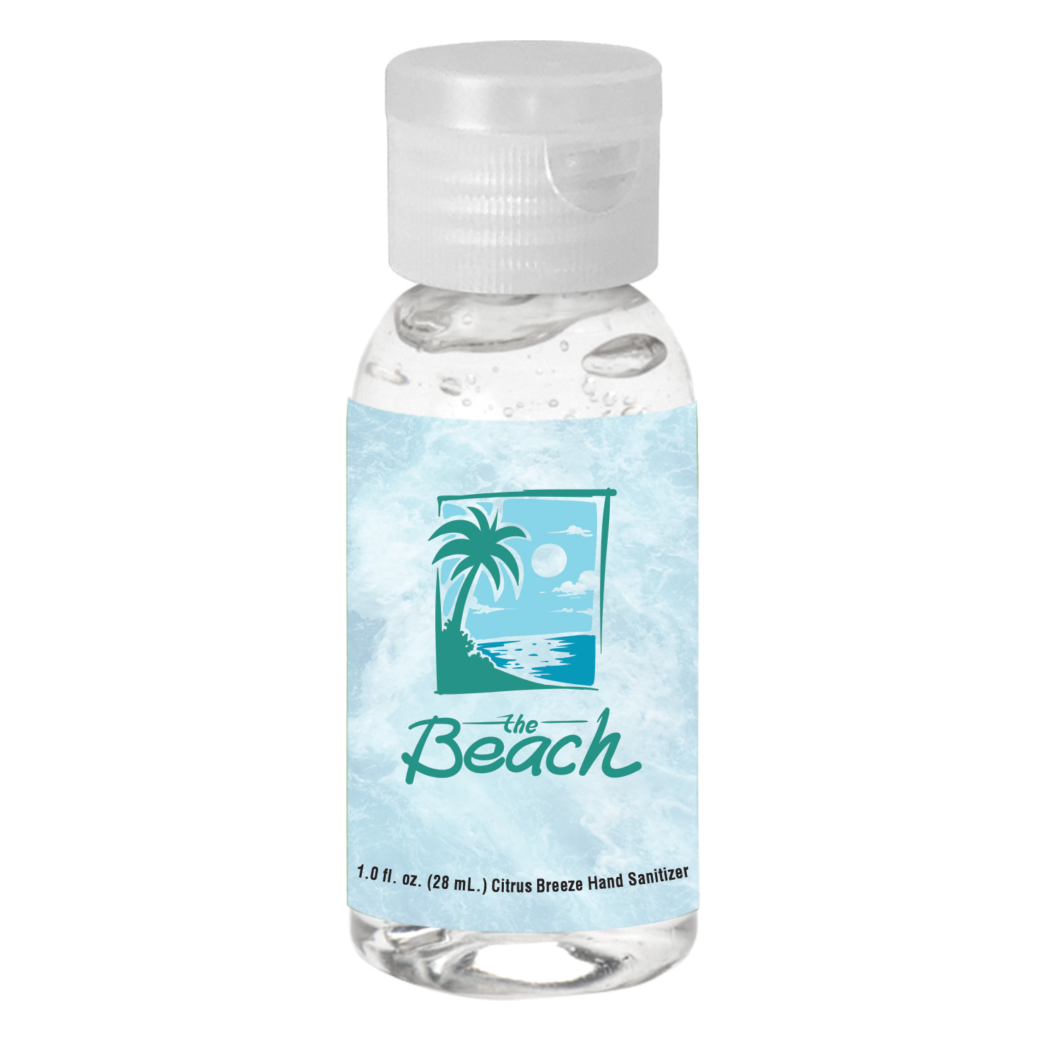 1 oz. Clear Sanitizer in Round Bottle 4