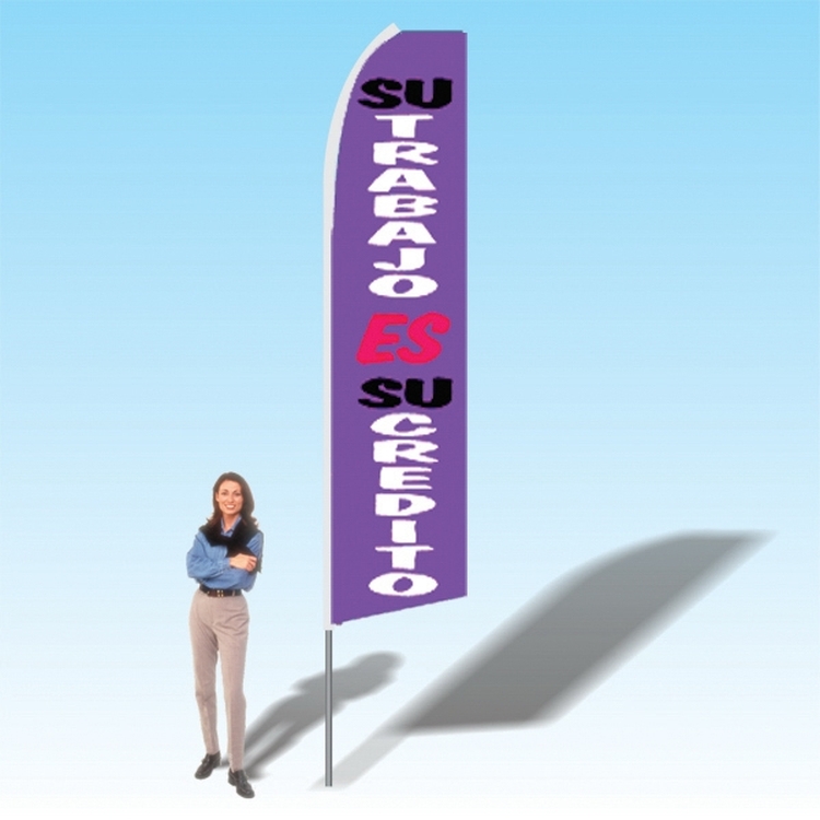 Your job is your credit Advertising Banner Flag 1
