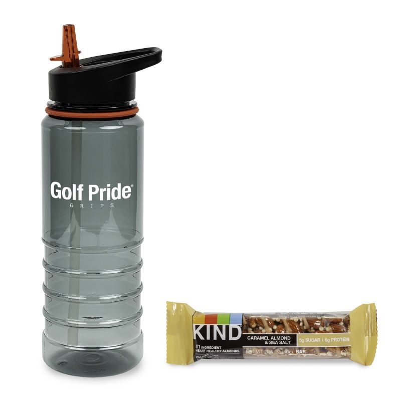 On the Go Sip n' Snack with 25 oz Tritan Water Bottle 5