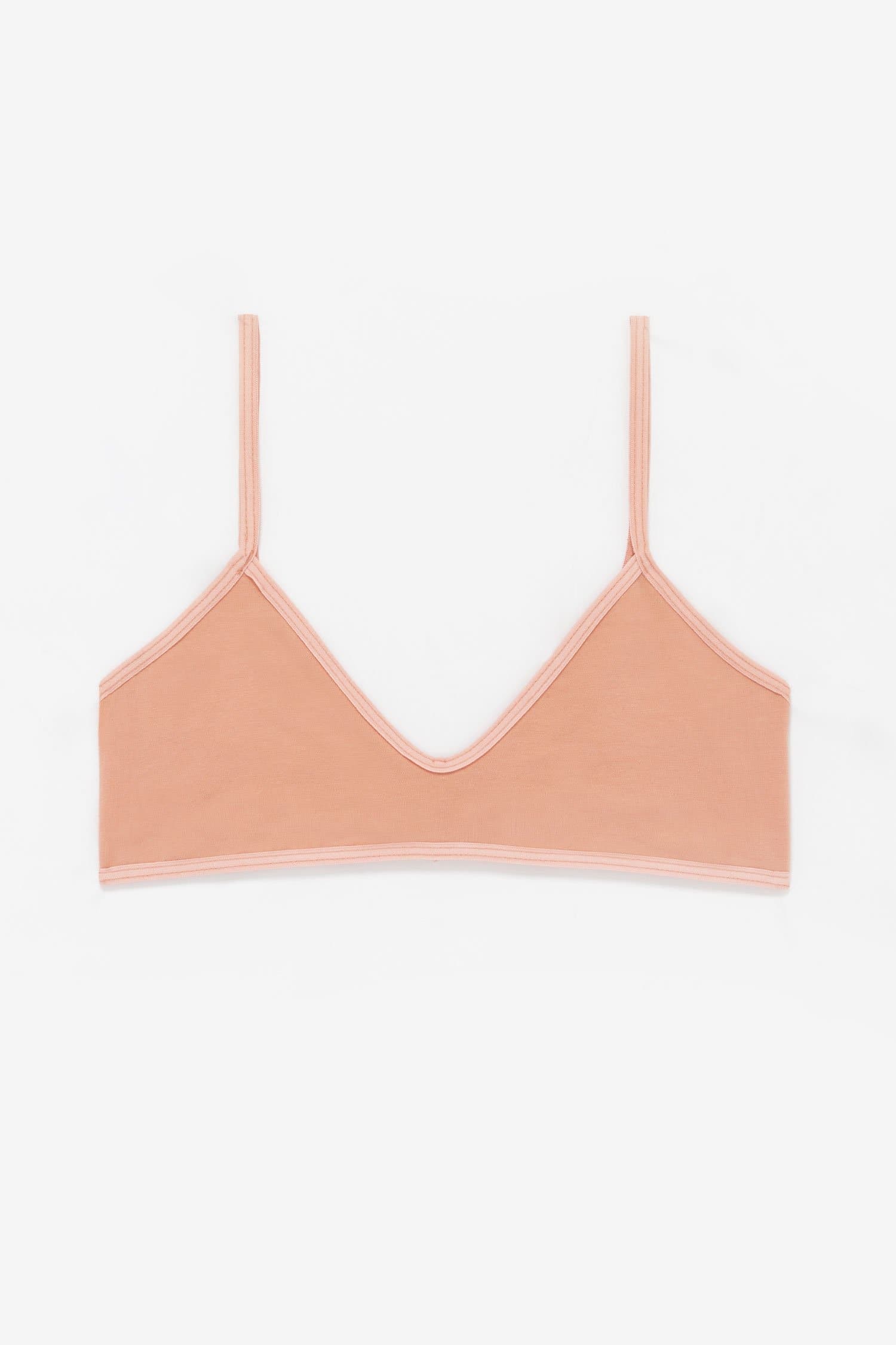 COTTON SPANDEX SPAGHETTI BRALETTE 24