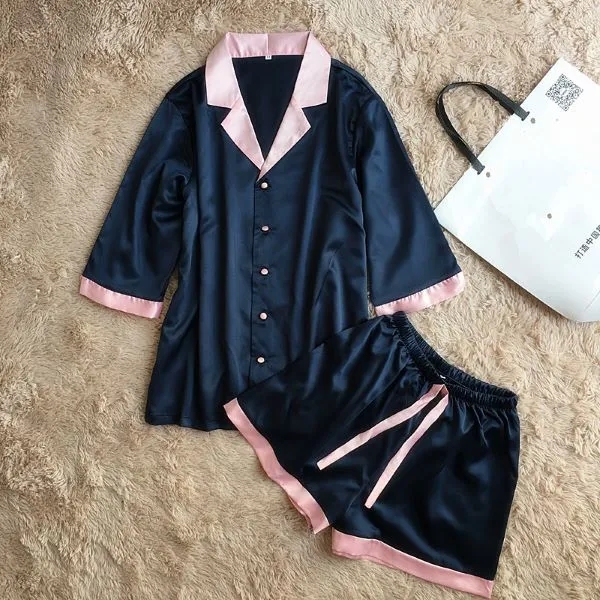 Silk Satin Pajama Set 2